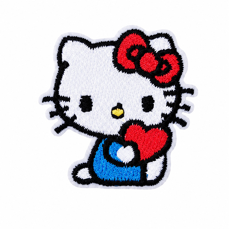 Hellokitty刺绣自粘免缝布贴