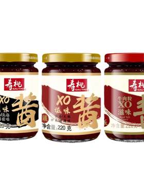 寿桃牌xo酱瓶装车仔面滋味拌面酱