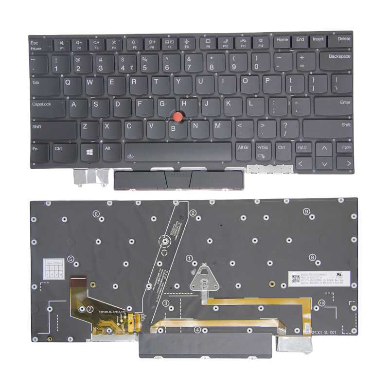 适用联想 X1 Carbon X1C GEN1-12 TH 2013-2025款 笔记本键盘