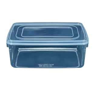 3.65L平盖塑料盒长方形水果杂粮收纳盒药材整理盒冰箱食品保鲜盒