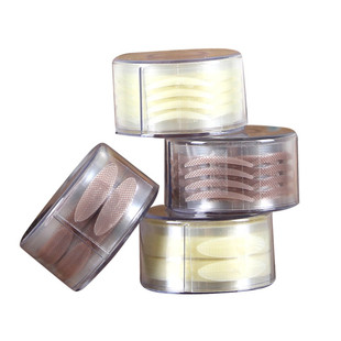 超自然美目贴隐形肉色蕾丝网状双眼皮贴神器滚筒装 四款可选送Y棒