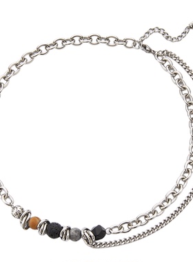 GUUKA不锈钢嘻哈古巴链项链