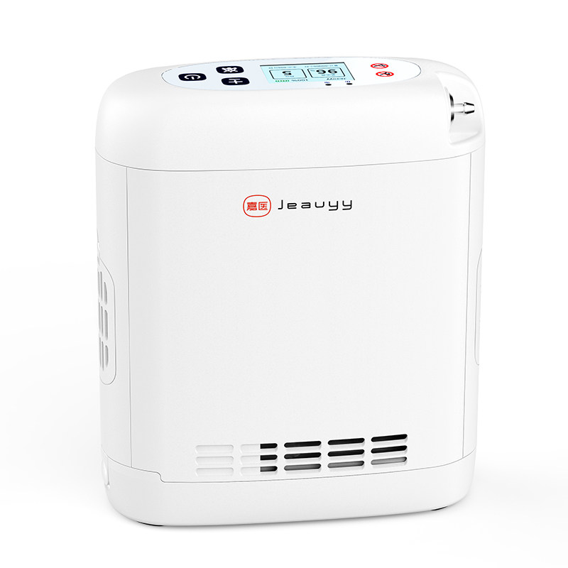 嘉医便携式医用制氧机等效5L锂电池随身户外车载高原吸氧机氧气机