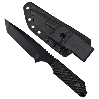 加厚直刀户外求生刀具高硬度防身随身小刀带鞘水果刀切肉刀烤肉刀