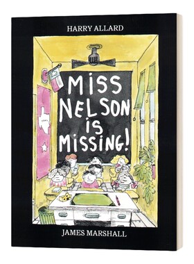 英文原版绘本 Miss Nelson Is Missing 尼尔森老师不见了 3-6岁儿童趣味图画故事书 廖彩杏书单 英文版 进口英语原版书籍