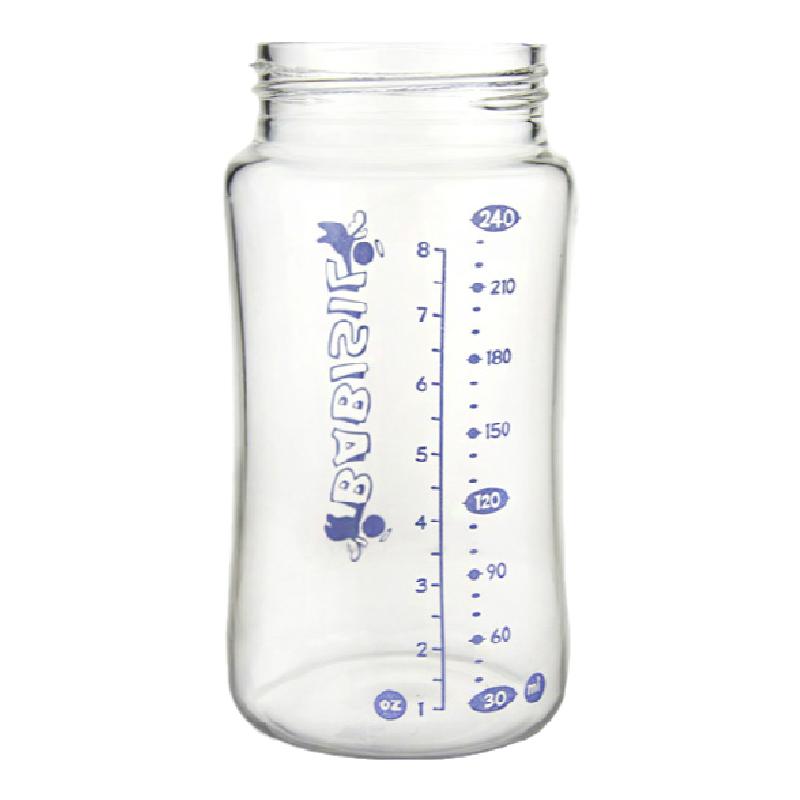 贝儿欣奶瓶宽口径玻璃奶瓶瓶身替换配件6个月一岁三岁专用240ml瓶