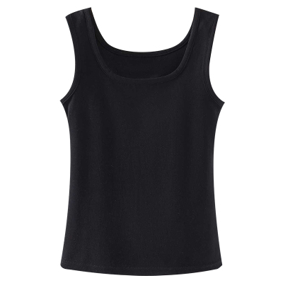 百搭纯棉白色吊带背心女内搭打底