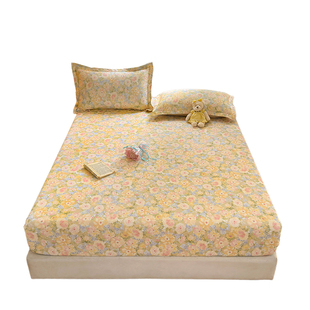 全棉磨毛床笠单件2025新款四季通用床笠罩纯棉床垫套席梦思保护罩