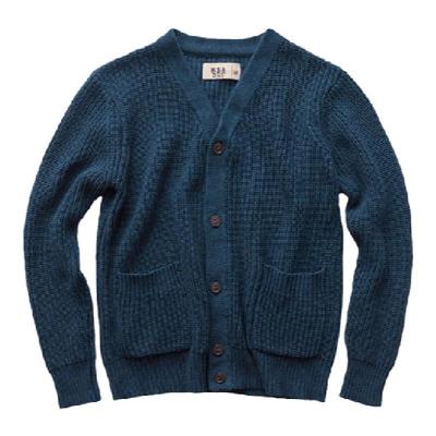 吃茶去原创复古纯棉男款针织衫