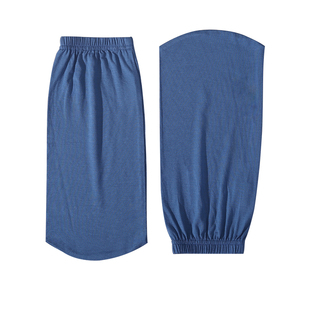 男士晚上穿的睡觉袜子莫代尔宽松护脚夏薄睡袜大码空调房脚套老人