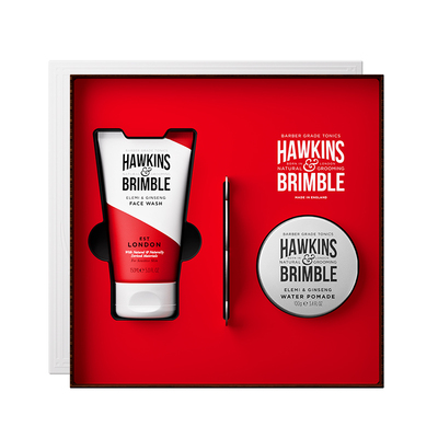 霍金斯小银罐发油礼盒男士定型