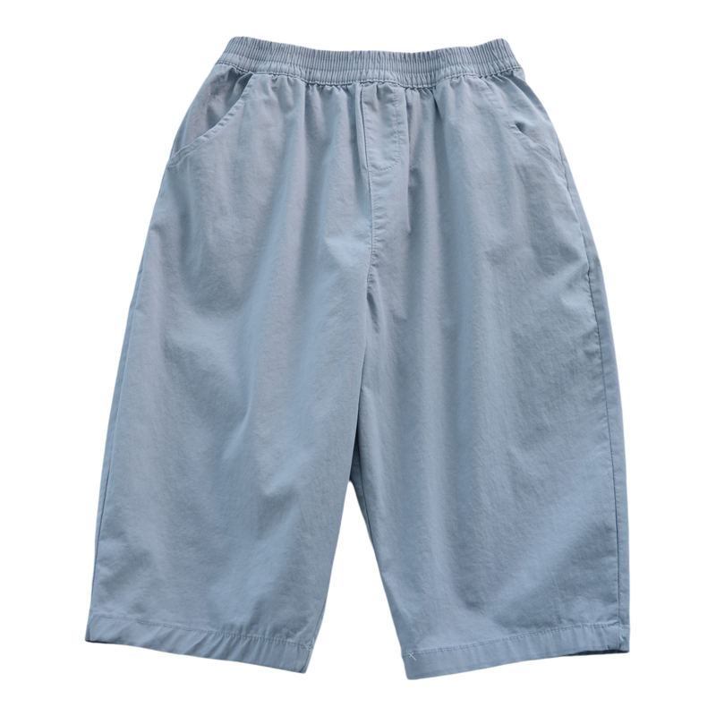 夏季新品儿童棉布休闲裤七分裤