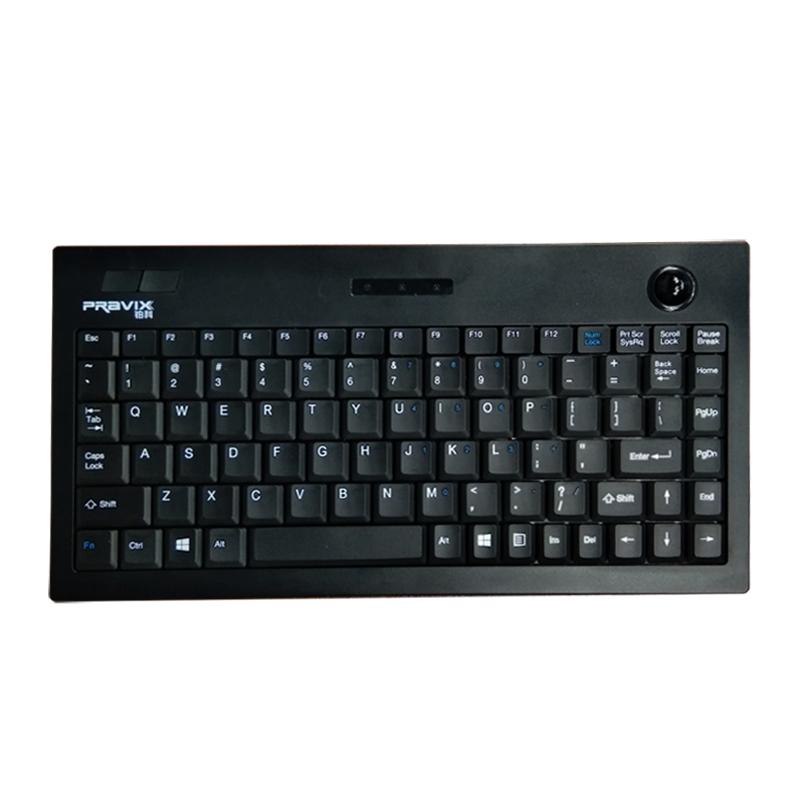 铂科w9627有线轨迹球机器设备键盘笔记本一体工控服务器医疗键鼠