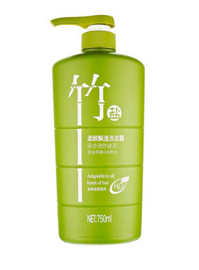 韩露竹盐洗发水清爽去屑洗发露