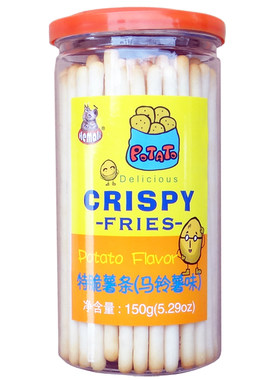 河马莉台湾薯条烧烤原味套餐饼干