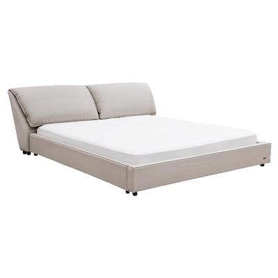 顾家家居现代简约真皮大象耳朵床