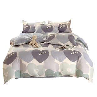 纯棉被套单件100加厚全棉磨毛被罩180x200宿舍被单人150x200x230