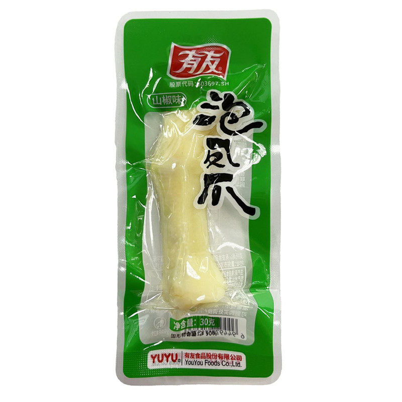 有友泡椒凤爪小包装网红爆款零食