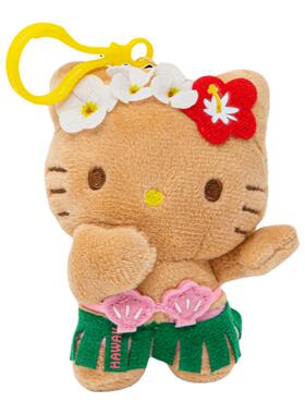 三丽鸥挂件现货挑脸黑皮kitty