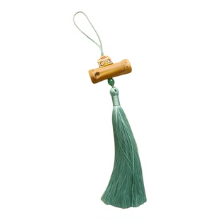 挂件竹根变挂坠竹节坠子包包古风饰品竹包装饰竹根工艺品五彩挂绳