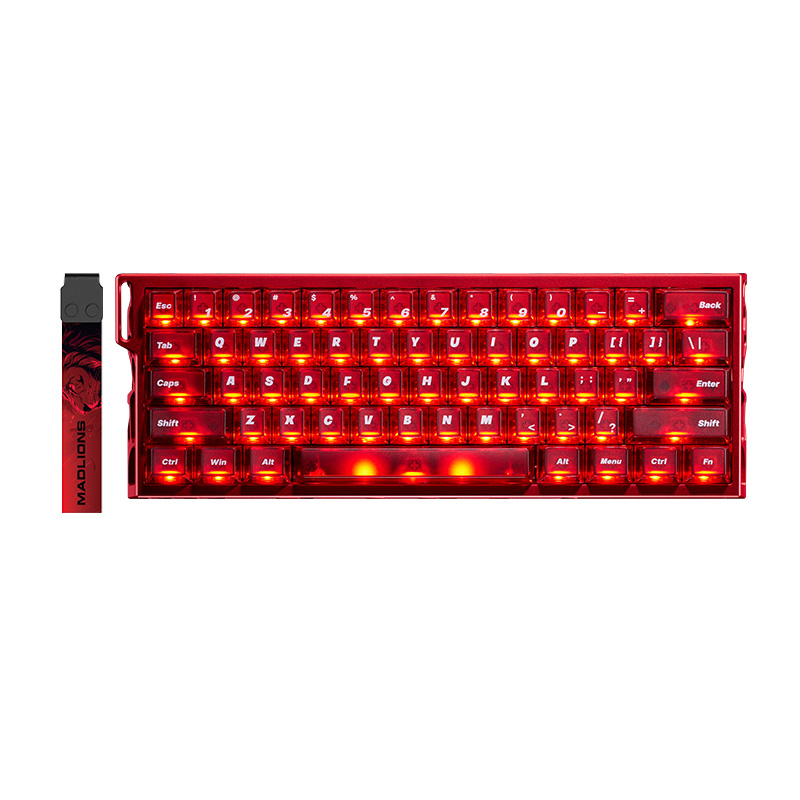 美加獅mad light 60 HE鏤空磁軸鍵盤游戲電競專用全鋁無畏契約