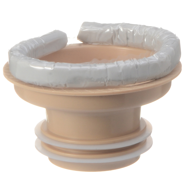 75PVC管马桶加长法兰圈 小管道坐便器排污密封圈深入管道防臭防漏