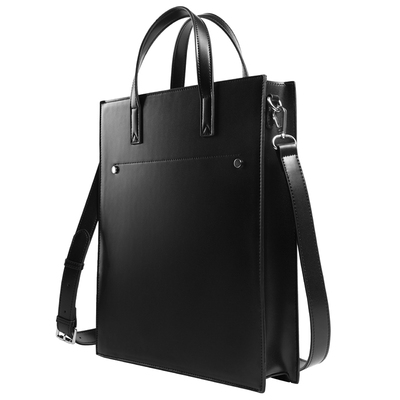 亮皮中性风通勤手提单肩斜挎包大