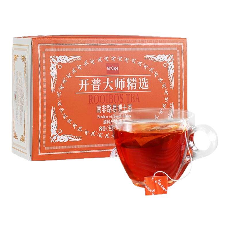 开普大师南非路易博士茶特惠装无咖啡因无糖早茶花草茶200g代用茶
