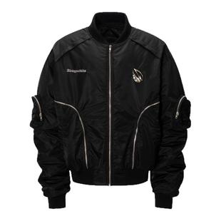 AFGK×乐透人生GT:即刻入戏 解构ma1夹克秋冬金属logo棉服外套