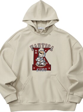 nauticawhitesail连帽卫衣