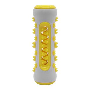 QZee丰荣漏食狗玩具磨牙棒藏食洁齿TPR牙刷耐咬金毛边牧中大型犬