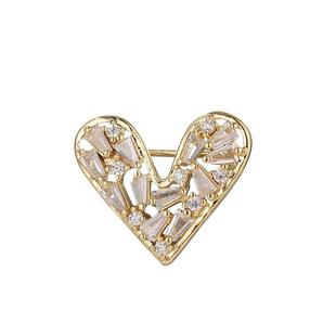 高端精致时尚胸针扣衣领防走光神器胸口v领裙子领口太低固定别针