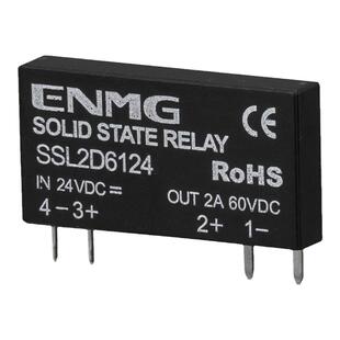 恩爵SSL2D小型SSR固态继电器SSL6D6124直流24v 12v SSL2A2024