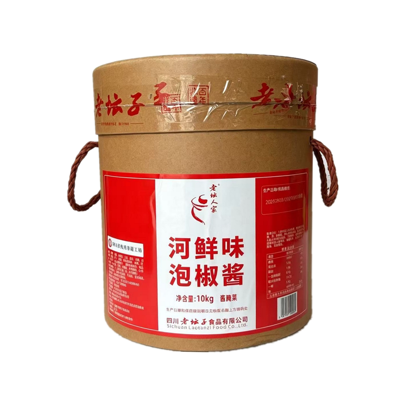 老坛子人家河鲜味与鱼椒泡椒酱