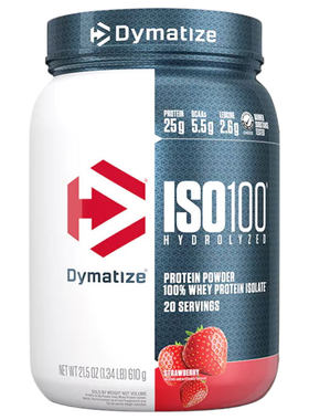 Dymatize狄马泰斯ISO100水解分离纯乳清蛋白质粉运动营养粉5磅