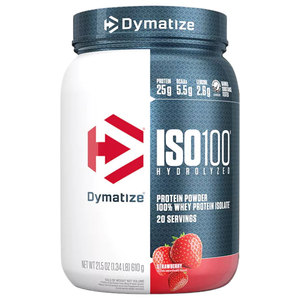 Dymatize狄马泰斯ISO100水解分离纯乳清蛋白质粉运动营养粉5磅