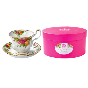 Royal Albert皇家阿尔伯特咖啡壶杯碟老镇玫瑰骨瓷马克杯茶具礼盒