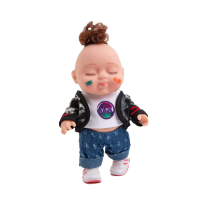 娃娃公仔四肢可旋转可咬可啃