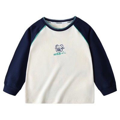 mqdmini男童春秋兔子印花长袖T恤