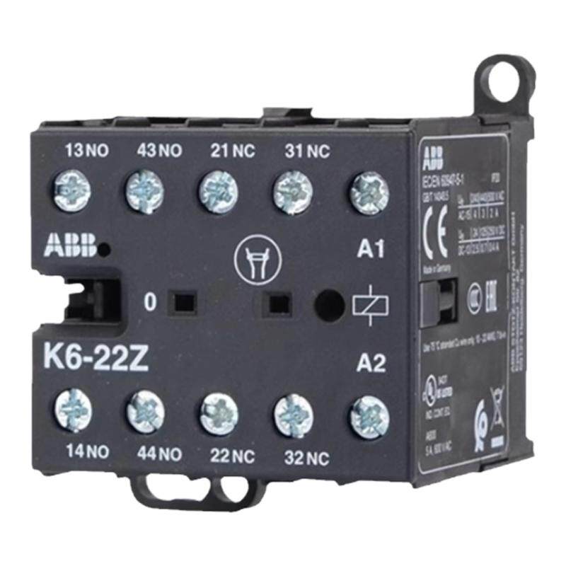 ABB小型直流继电器KC6-22Z交流接触器K6-22Z-31Z/40E DC24V/AC220