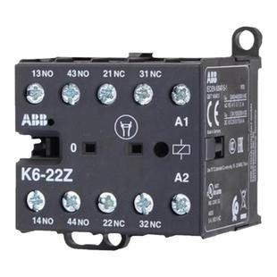 ABB小型直流继电器KC6-22Z交流接触器K6-22Z-31Z/40E DC24V/AC220