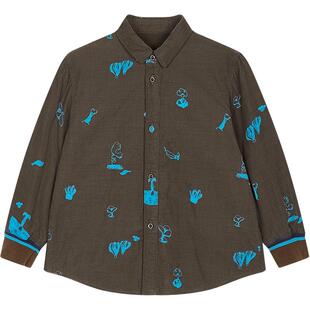 [加绒]新款江南布衣童装长袖衬衫25冬男女童jnbybyjnby1P0210710