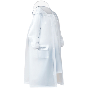 儿童雨衣男女童初高中生上学专用长款防暴雨带书包位大童学生雨披