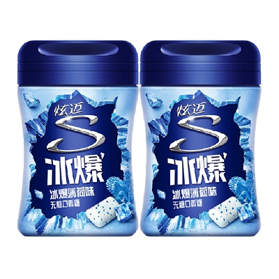 炫迈冰爆薄荷味无糖口香糖