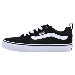 VANS范斯新款Filmore女子休闲板鞋低帮百搭黑色运动鞋VN000EAGBZW