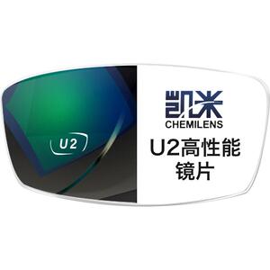 凯米近视超薄防蓝光眼镜片1.74