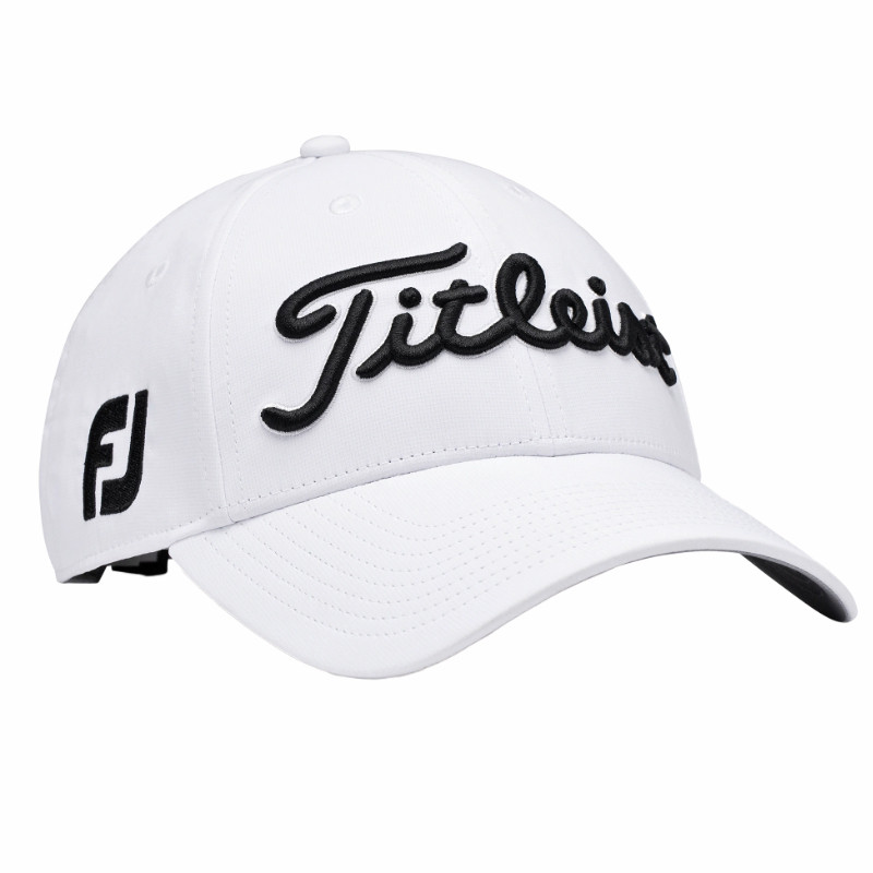 titleist帽高尔夫帽子男夏季防晒透气运动帽白色帽子高尔夫遮阳帽
