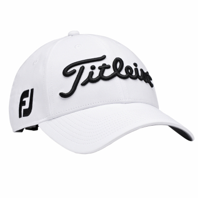 titleist帽高尔夫帽子男夏季防晒透气运动帽白色帽子高尔夫遮阳帽