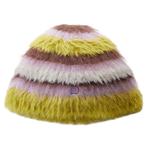 蕉内502Color女士撞色渔夫帽护耳多巴胺针织帽冬新款加厚毛绒帽子