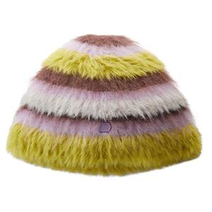蕉内502Color女士撞色渔夫帽护耳多巴胺针织帽冬新款加厚毛绒帽子